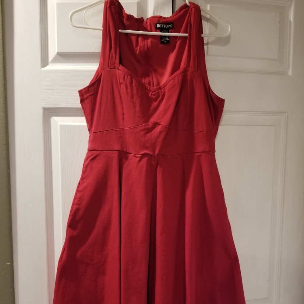 Red dress
